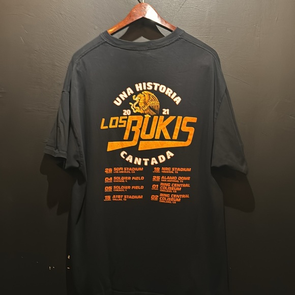 Los Bukis Concert Shirt Medium Una Historia Cantada black T-shirt - Picture 6 of 6